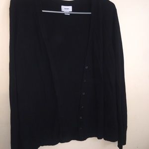 Old Navy black cardigan XXL